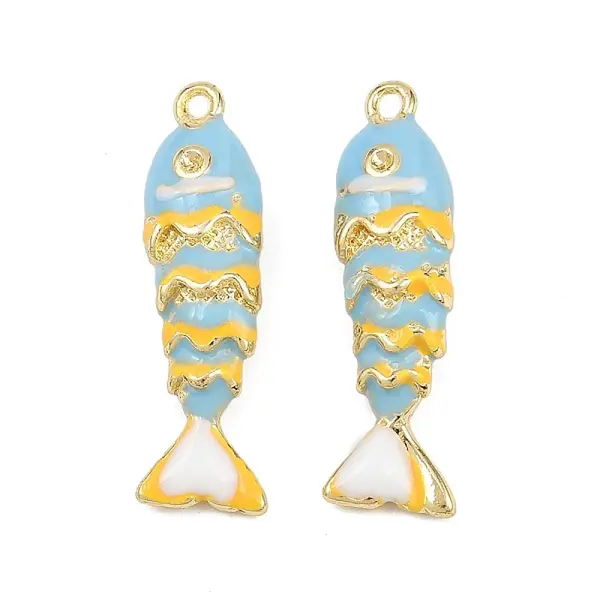 Alloy Enamel Pendant Rhinestone Settings