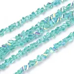 Electroplate Glass Bead Strands