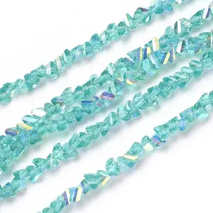 Electroplate Glass Bead Strands