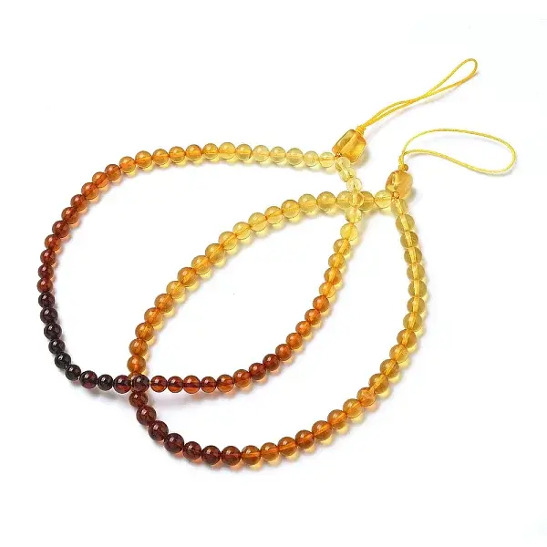 Acrylic Amber Crossbody Neck Lanyard Strap