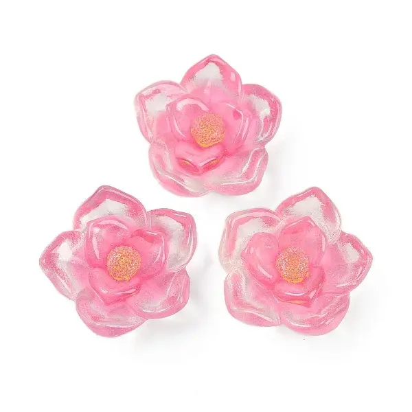 Flower Series Resin Cabochons