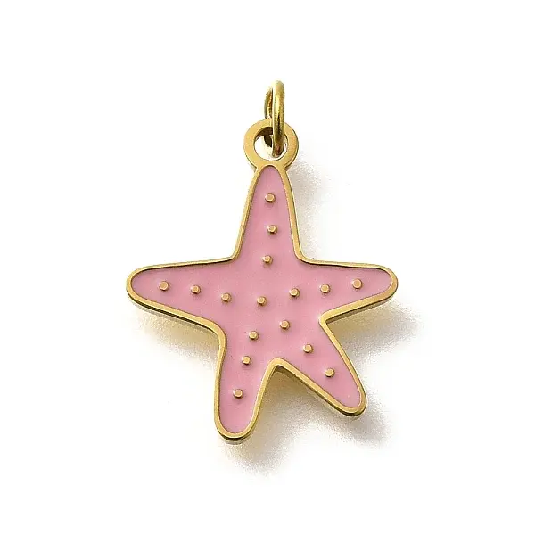 304 Stainless Steel Enamel Pendants