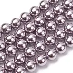 Electroplated Shell Pearl Beads Strands