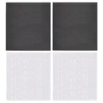 4 Sheets 2 Colors PVC Self Adhesive Digital Label Stickers