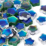 16Pcs 4 Colors Two Tone Glass Mood Beads