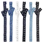 6 Yards 6 Colors Polyester Ribbons