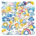 50Pcs Weather PET Cartoon Stickers