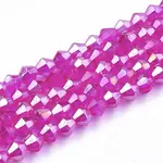 Electroplate Glass Beads Strands