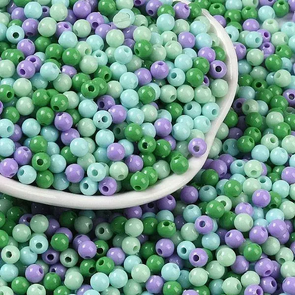 Opaque Acrylic Beads