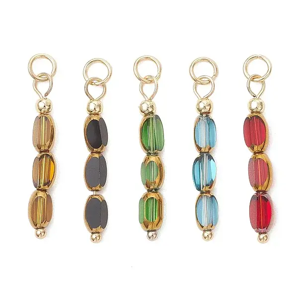 Electroplate Glass Pendants