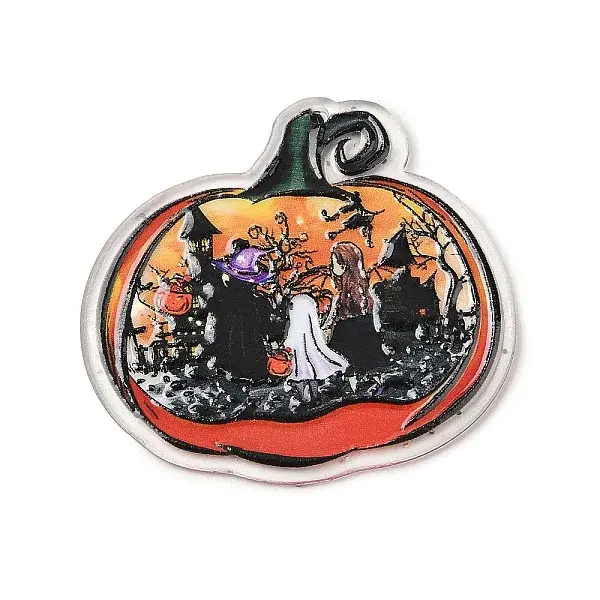 Halloween Printed Acrylic Pendants