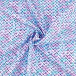 Fishscale Pattern Polyester Fabrics