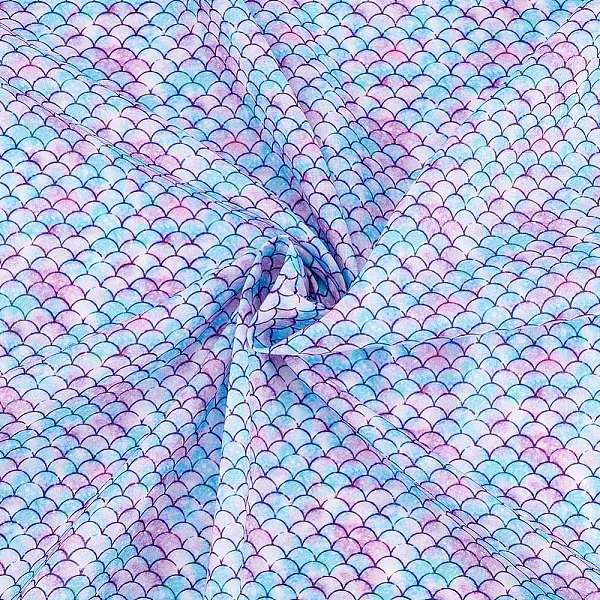 Fishscale Pattern Polyester Fabrics
