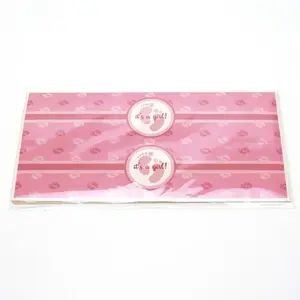 Paper Adhesive Water Bottle Stickers