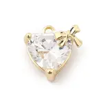 Brass Micro Pave Cubic Zirconia Pendants