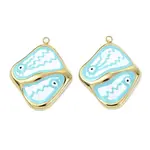 304 Stainless Steel Enamel Pendants