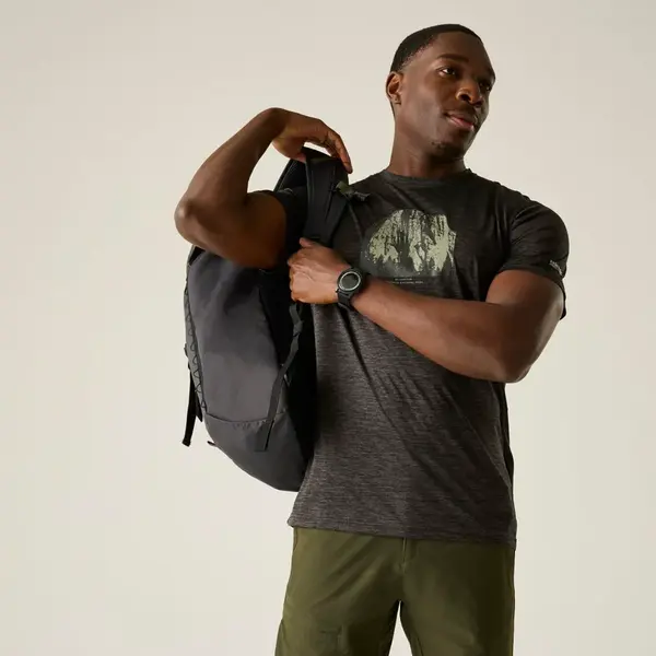 Pánské funkční tričko regatta fingal světle šedá l