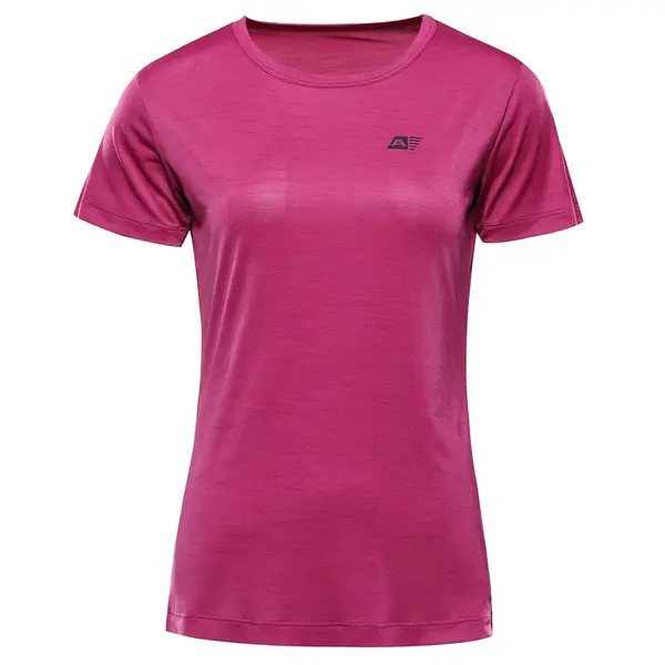 Dámské rychleschnoucí triko s cool dry alpine pro basika růžová l