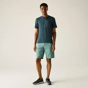 Pánské funkční tričko regatta fingal stretch tmavě modrá s