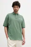 Bavlněné polo tričko Polo Ralph Lauren pánské, zelená barva, 710972615