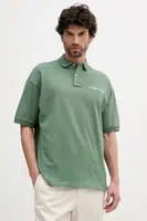 Bavlněné polo tričko Polo Ralph Lauren pánské, zelená barva, 710972615