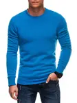 Edoti BASIC men's uniform round neck sweatshirt - blue