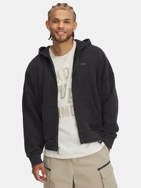 Men's sweatshirt Under Armour Icon HWT Fleece Wash FZ - Men's