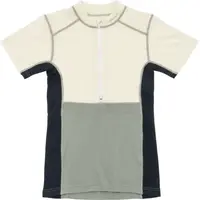 Devold LAUPAREN MERINO 190 ZIP TEE WMN Dámske funkčné tričko, sivá, veľkosť