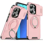 Camslide Stand obal, Xiaomi Redmi Note 13 4G, růžový