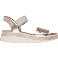 Skechers BOBS SUN RAY Dámske sandále, zlatá, veľkosť