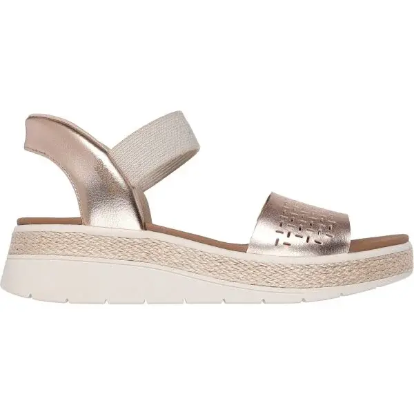 Skechers BOBS SUN RAY Dámske sandále, zlatá, veľkosť