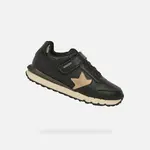 Black Girls Sneakers Geox Fastics Girl - Girls