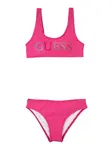 GUESS Jednodielne plavky  fuksia