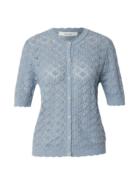 SELECTED Kardigán 'SLFSOFIA'  dymovo modrá