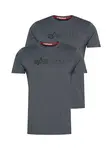 ALPHA INDUSTRIES Tričko  sivá