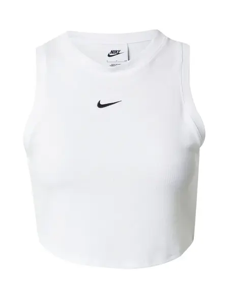 NIKE Top 'ESSENTIAL'  čierna / biela