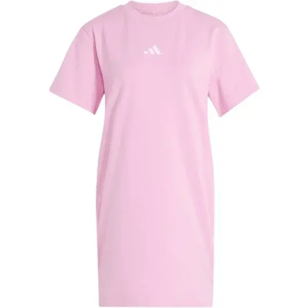 adidas 3-STRIPES TEE DRESS W Dámske šaty, ružová, veľkosť