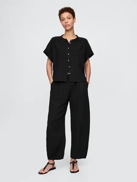 GAP Muslin trousers Easy Barrel - Women's