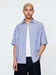 GAP Oversize popelínová košile - Pánské