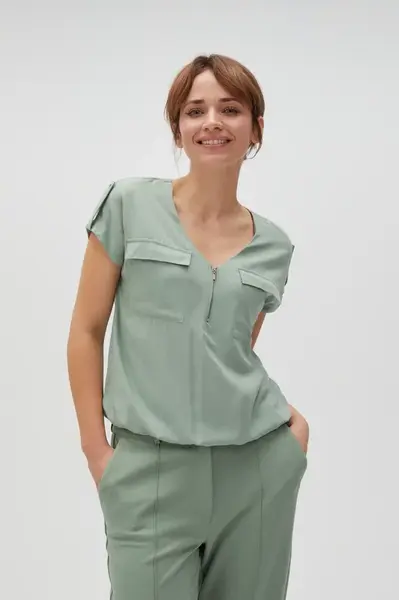 Marisse Women's Shirt L-Ko-4606 Olive