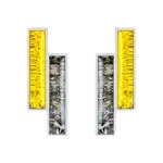 Preciosa Elegantní ocelové náušnice Desire s českým křišťálem Preciosa 7424 71