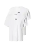 JACK & JONES Tričko 'JWHCLASSIC'  čierna / biela