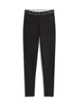Tommy Jeans Legíny  čierna / biela