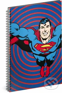 Spirálový blok Superman – Circles (linkovaný, A5)