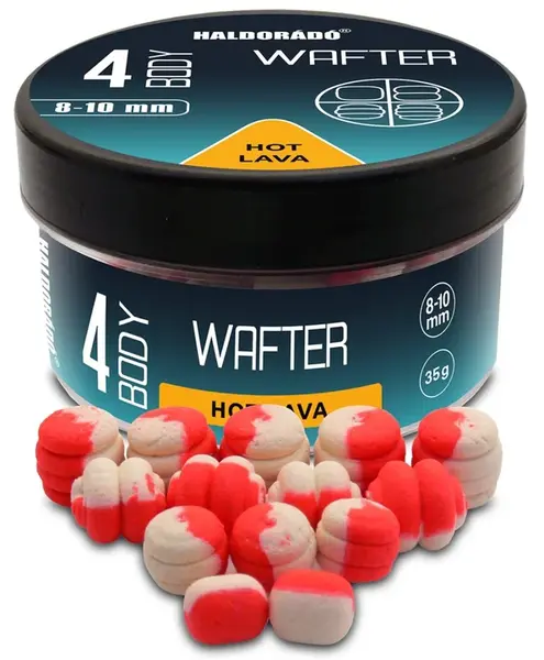 Haldorádó wafters 4 body 35 g  8-10 mm - hot lava