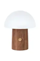 Bezdrátová LED lampa Gingko Design Super Mini Alice Mushroom hnědá barva