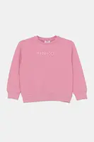 Dětská mikina Pinko růžová barva, s potiskem, KFFE008.C.FE011