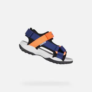 Tmavomodré chlapčenské sandále Geox Borealis