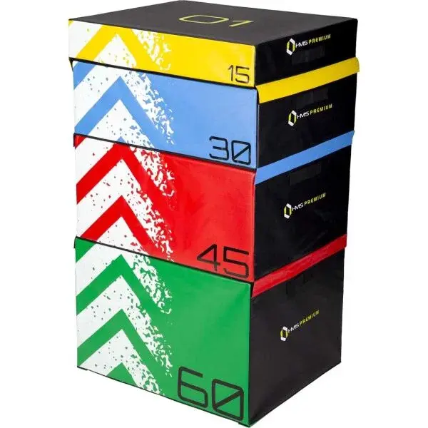 HMS PYBS01 Sada plyoboxů, černá, velikost