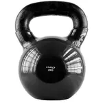 HMS KNV20 Kettlebell pokrytý vinylem, černá, velikost 20 KG